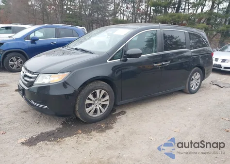 2015 Honda Odyssey Ex-L из США, поврежденный, VIN 5FNRL5H69FB002912